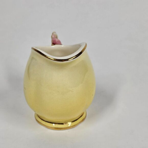 Tiger Lily Yellow Mini Creamer Small Pitcher 2" Royal Winton Grimwades - Picture 3 of 10